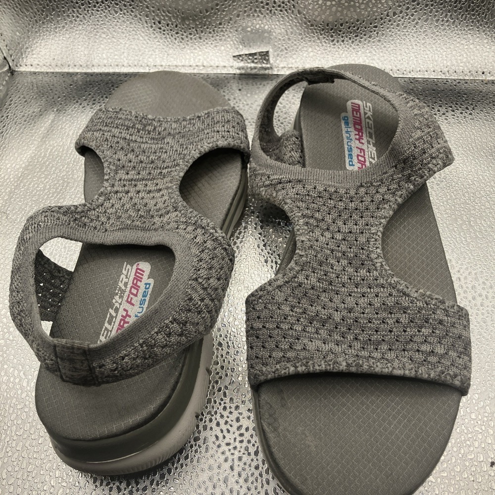 Skechers Memory Foam Gel-Infused Dual Lite Slide Women's Shoes Size 8